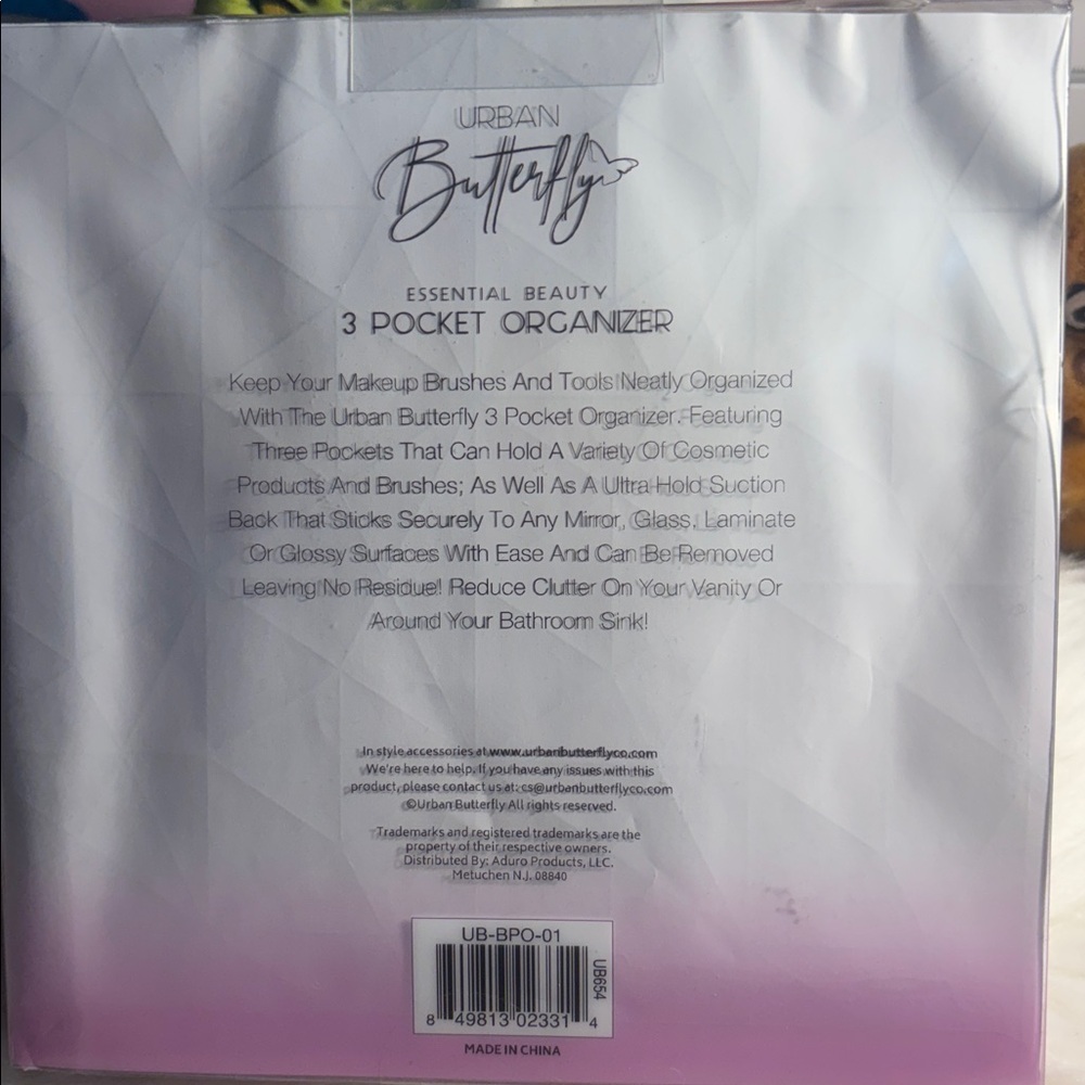 NIB! Urban Butterfly 3 Pocket Organizer - Picture 3 of 3